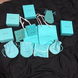 Tiffany boxes, bags and pouches